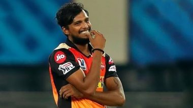 IPL 2024: Pacer Thangarasu Natarajan Reaches Landmark of 50 Wickets for Sunrisers Hyderabad, Achieves Feat in SRH vs CSK Match