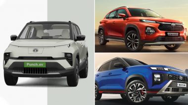 Gudi Padwa 2024 Cars to Buy: From Hyundai Creta N Line to Tata Punch EV and Toyota Urban Cruiser Taisor, List of Latest Cars, SUVs and EVs To Buy on Hindu New Year's Day