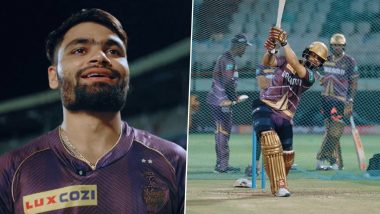 IPL 2024: Rinku Singh, Andre Russell, Sunil Narine Battle It Out in Six-Hitting Contest Ahead of Delhi Capitals Clash (Watch Video)