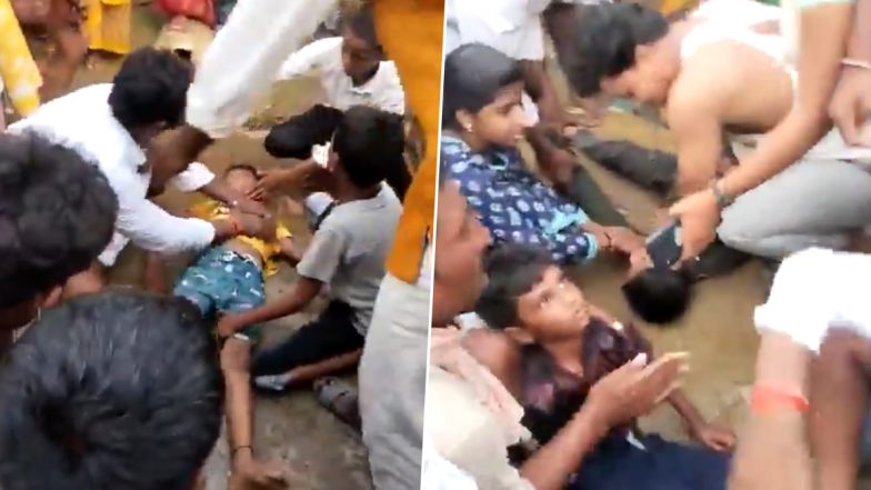 Andhra Pradesh Electrocution Horror: 15 Children Suffer Electric Shocks During Ugadi Utsavam Celebrations in Kurnool (Watch Video)