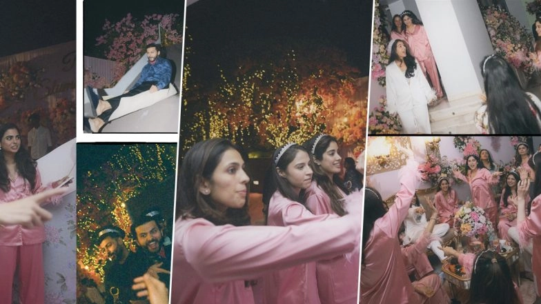 Janhvi Kapoor Gives Glimpse of Rumoured Boyfriend Shikhar Pahariya's Goofy Avatar From Radhika Merchant's Slumber Party (View Pics)