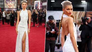 Zendaya Brings Country Club Chic to Challengers' London Premiere in Stunning High-High Thom Browne White Dress! (View Pics)