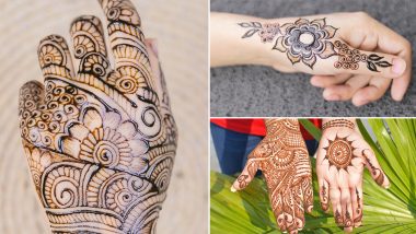 Gangaur 2024 Mehndi Designs for Full Hands: Beautiful Mehendi Designs To Celebrate the Colourful Gangaur Traditions in Style!