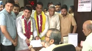 Delhi Mayoral Election 2024: AAP’s Candidates Mahesh Khichi and Ravinder Bhardwaj File Nominations for Mayor and Deputy Mayor Posts for MCD Polls (Watch Video)