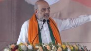 Raebareli Lok Sabha Elections 2024: Home Minister Amit Shah Questions Gandhis’ Absence From Rae Bareli in Five Years (Watch Video)