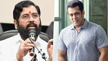 Salman Khan Firing Case: Maharashtra CM Eknath Shinde Speaks to Actor, Assures Support