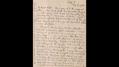 Mount Everest Mountaineer George Mallory’s Letters, That Survived 75 Years, Digitised for First Time; To Be Made Available to Global Audience on Centenary Year of His Death