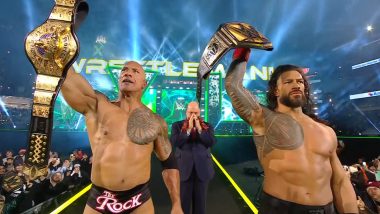 WWE WrestleMania 40 Night 1 Results: The Rock and Roman Reigns Beat Cody Rhodes and Seth Rollins, Rhea Ripley Retains; Sami Zayn New Intercontinental Champion