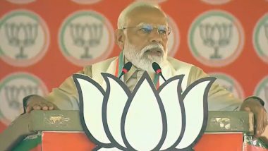 Public Support Seems Like 'Saffron Ocean': PM Narendra Modi Draws Parallel During Public Rally in MP's Balaghat, Predicts Victory in Upcoming Lok Sabha Elections 2024 (Watch Videos)