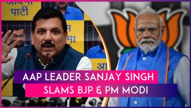 AAP Leader Sanjay Singh Slams BJP & PM Modi, Says ‘Looks As If Osama Bin Laden And Gabbar Singh Are Preaching Non-Violence’