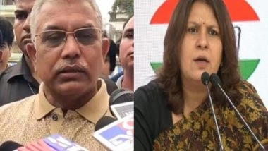 India News | ECI Censures Dilip Ghosh, Supriya Shrinate for Derogatory Remarks Against Women's Dignity