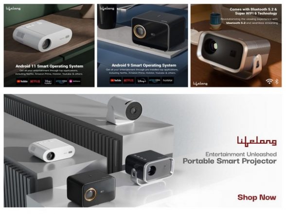 Business News | Lifelong Online Unveils Lifelong Android Home Projector Series to Redefine the High-quality Home Entertainment Market Making It Accessible to All - Vimarsana News
