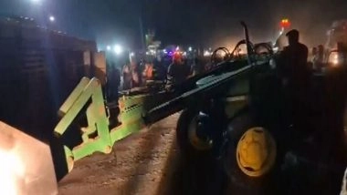 India News | Madhya Pradesh: Bus Overturns at Morena, at Least 30 Injured