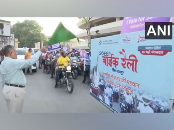 India News | Raipur District Collector Organises Bike Rally to Create Awareness Among Voters Ahead of Lok Sabha Election - Vimarsana News
