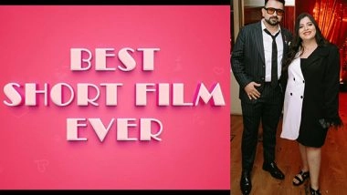Business News | Producers Mohit Parmar and Sanjana Parmar of House of Joy Productions Celebrate the Success of 'Best Short Film Ever'