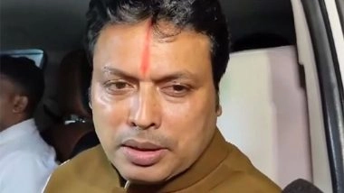 India News | Tripura BJP Candidate Biplab Deb Dares Victims of CPIM-Cong 'excesses' to Votes for Joint Candidate