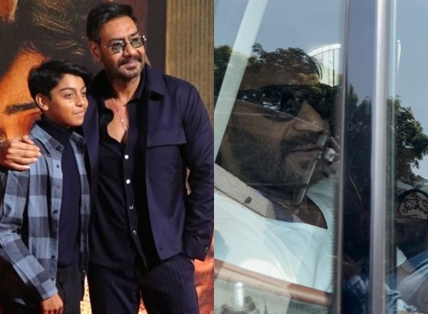 Ajay Devgn Spotted at Kalina Airport on His 55th Birthday With Son Yug (Watch Video)