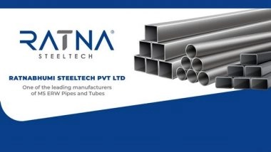 Business News | Ratnabhumi Steeltech Emerges as the Leading Manufacturer of MS-ERW Pipes And Tubes & Pre-Engineered Buildings