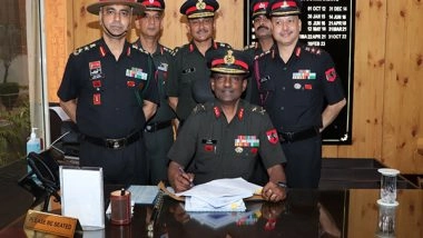 India News | Major General Sridhar Assumes Charge as 55th General Officer Commanding of Hells' Angels