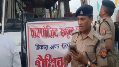 India News | Four Children Killed, Several Others Injured as Bus Overturns in UP's Barabanki