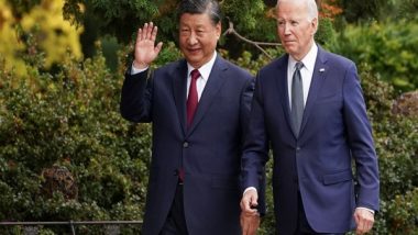 World News | US President Biden Holds Talks with His Chinese Counterpart Xi Jinping