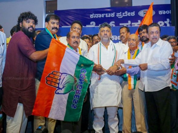 India News | Karnataka: KP Bache Gowda, Putta Anjanappa Join Congress - Vimarsana News