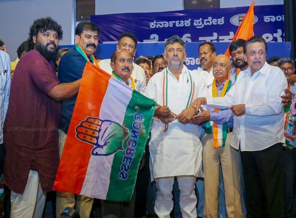 India News | Karnataka: KP Bache Gowda, Putta Anjanappa Join Congress