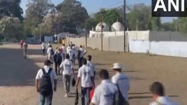 India News | ASI Continues Survey at Bhojshala Complex in Madhya Pradesh's Dhar For13th Day