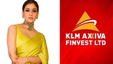 Business News | Nayanthara Named Brand Ambassador for KLM Axiva Finvest's Expansion