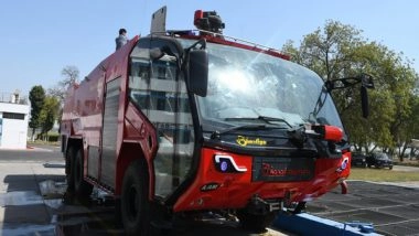 India News | Indian Air Force Receives First Indigenous Crash Fire Tender