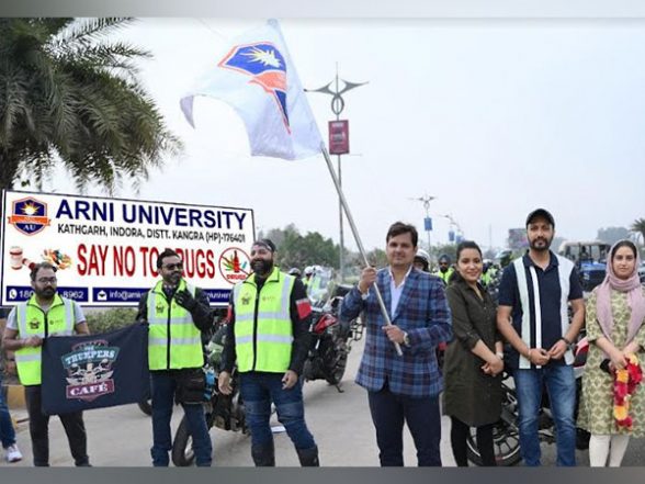 Business News | Arni University's Two-Day Bike Rally Passes on Strong Messages - 'Say NO to Drugs' and Empower Women - Vimarsana News