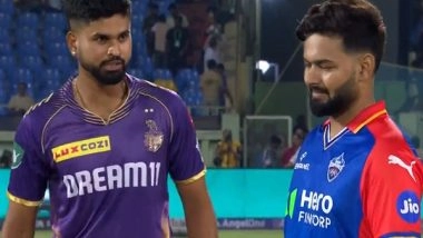 Sports News | Kolkata Knight Riders Win Toss, Opt to Bat Against Delhi Capitals