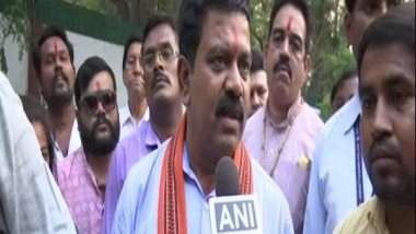 India News | Chhattisgarh: Dy CM Vijay Sharma Hold Protest Against Charan Das Mahant for His Alleged Remarks Against PM Modi