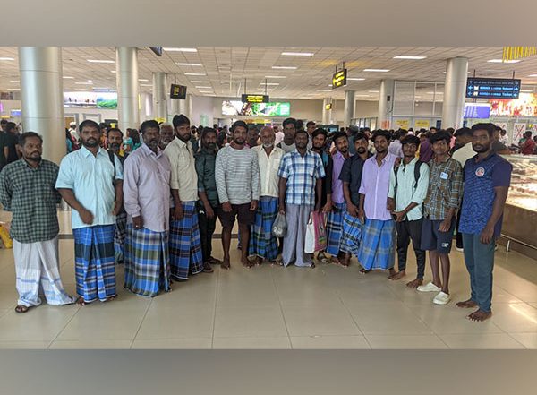 India News | 19 Fishermen from Tamil Nadu Released from Sri Lankan Prison Arrives in Chennai