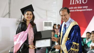 Business News | IIM Udaipur Awards MBA Degrees to 429 Students at Its 12th Annual Convocation