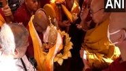 India News | Tibetan Spiritual Leader Dalai Lama Presented with Lord Buddha's Sacred Kapilavastu Relics