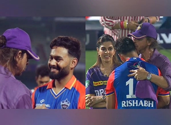 Shah Rukh Khan’s Heartfelt Gesture Towards Rishabh Pant Steals Hearts After KKR vs DC Match (Watch Video)