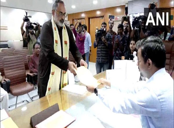 India News | Rajeev Chandrashekhar Files Nomination for Lok Sabha Polls from Thiruvananthapuram
