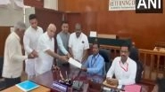 India News | Lok Sabha Elections: JDS-BJP Candidate HD Kumaraswamy Files His Nomination from Mandya
