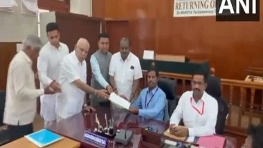 India News | Lok Sabha Elections: JDS-BJP Candidate HD Kumaraswamy Files His Nomination from Mandya