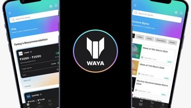 Business News | Waya's Tech-Savvy Stock Recommendation App Aims to Transform Investing in India