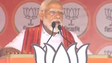 India News | Trinamool Government Tried Its Best to Protect Accused in Sandeshkhali: PM Modi in West Bengal
