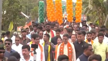 India News | LS Polls: Tripura CM Manik Saha Holds 'Padayatra' in Support of BJP Candidates