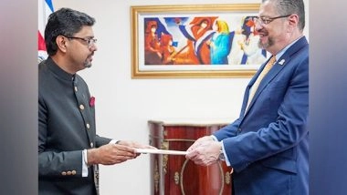 World News | Indian Envoy to Costa Rica Presents Credentials to President Rodrigo Chaves