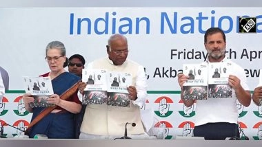 World News | Congress Manifesto Pledges to Engage with Pakistan Depending on Its Willingness to End Cross-border Terrorism