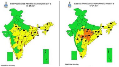 India News | Heat Wave Alert for Parts of East, Peninsular India over Next 2 Days