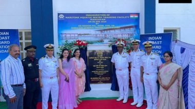 India News | ICG Director General Inaugurates Indian Coast Guard Aquatic Centre at Mandapam in Tamil Nadu