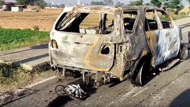 India News | Punjab: Ludhiana East ACP, Gunman Killed in Accident; Vehicle Charred