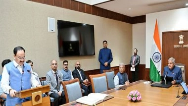 India News | JP Nadda Takes Oath as Rajya Sabha Member