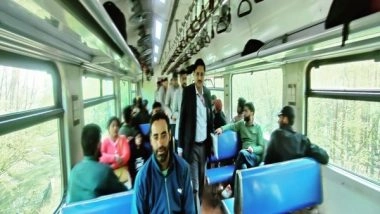 India News | J-K: Northern Railways GM Inspects Srinagar-Sangaldan Section